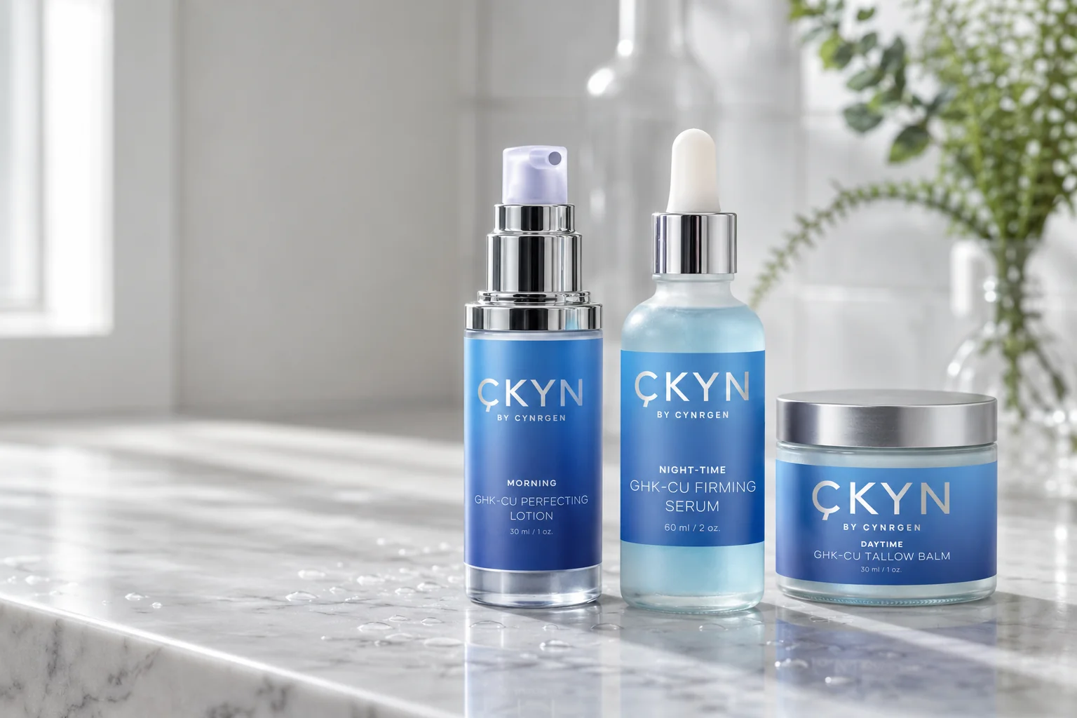 CKYN by Cynrgen | Copper Peptide Skincare System